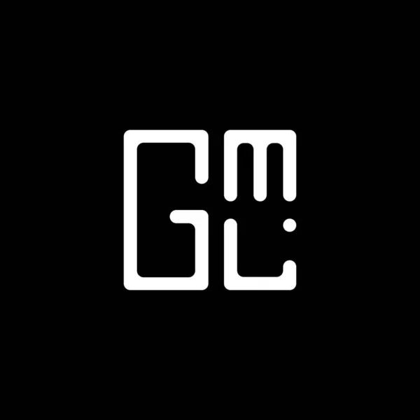 Gml Brev Logotyp Vektor Design Gml Enkel Och Modern Logotyp — Stock vektor