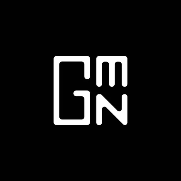 Gmn Lettera Logo Vettoriale Design Gmn Logo Semplice Moderno Gmn — Vettoriale Stock
