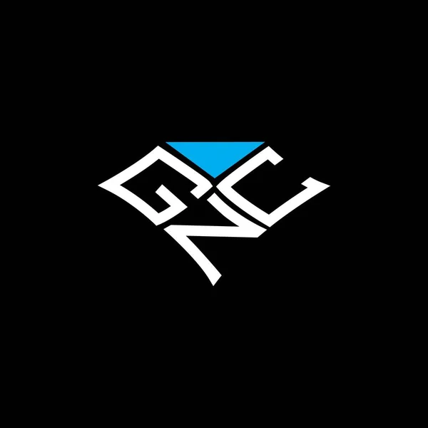 Gnc Lettera Logo Vettoriale Design Gnc Logo Semplice Moderno Gnc — Vettoriale Stock
