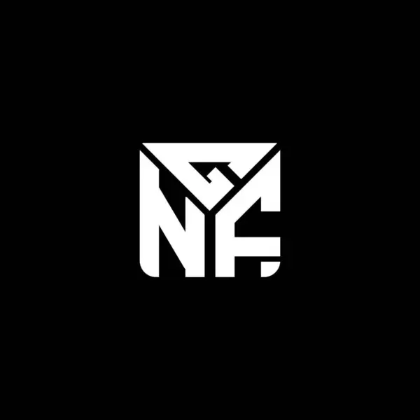 Gnf Letter Logo Vector Design Gnf Απλό Και Μοντέρνο Λογότυπο — Διανυσματικό Αρχείο