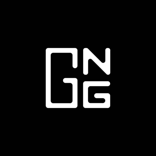 Diseño Vectorial Del Logotipo Letra Gng Logotipo Simple Moderno Gng — Vector de stock
