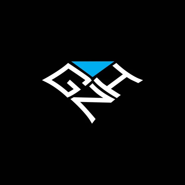 Gnh Letter Logo Vector Design Gnh Eenvoudig Modern Logo Gnh — Stockvector