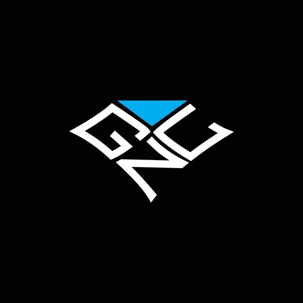 Desain Logo Vektor Gnl Gnl Sederhana Dan Logo Modern Desain - Stok Vektor