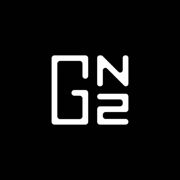 Diseño Vectorial Del Logotipo Letra Gnz Logotipo Simple Moderno Gnz — Vector de stock