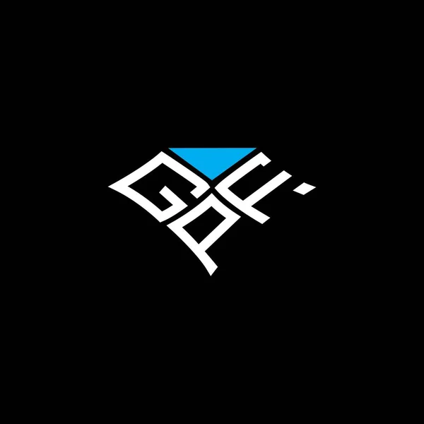 Gpf Harfi Logo Vektör Tasarımı Gpf Basit Modern Logo Gpf — Stok Vektör