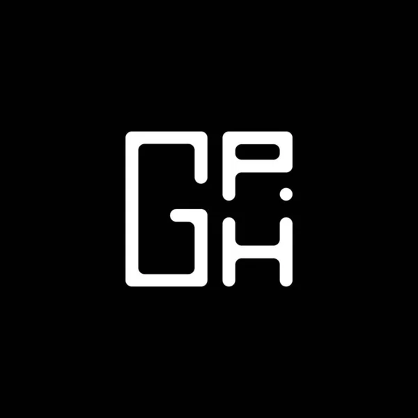 Gph Літери Логотипу Векторний Дизайн Gph Простий Сучасний Логотип Gph — стоковий вектор