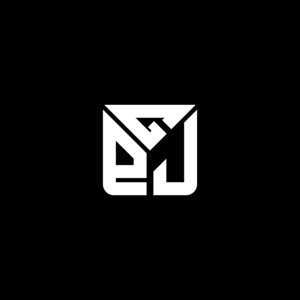 Gpj Letter Logo Vector Design Gpj Eenvoudig Modern Logo Gpj — Stockvector