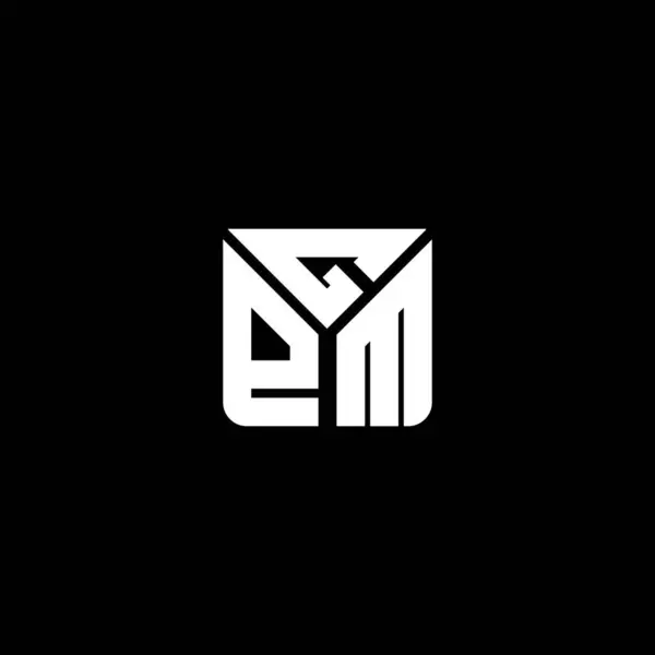 Design Vectoriel Logo Lettre Gpm Logo Simple Moderne Gpm Gpm — Image vectorielle