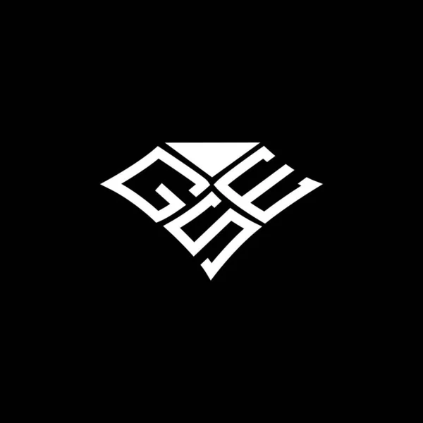 Gse Lettera Logo Vettoriale Design Gse Logo Semplice Moderno Gse — Vettoriale Stock