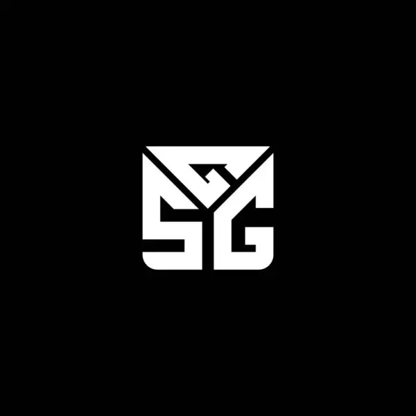Gsg Carta Design Vetor Logotipo Gsg Logotipo Simples Moderno Gsg — Vetor de Stock