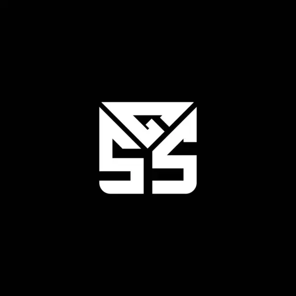 Gss Letter Logo Vector Design Gss Simple Modern Logo Gss — Stock Vector