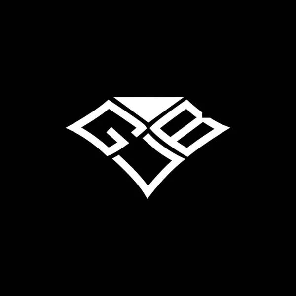 Gub字母标志矢量设计 Gub简单而现代的标志 Gub豪华字母表设计 — 图库矢量图片