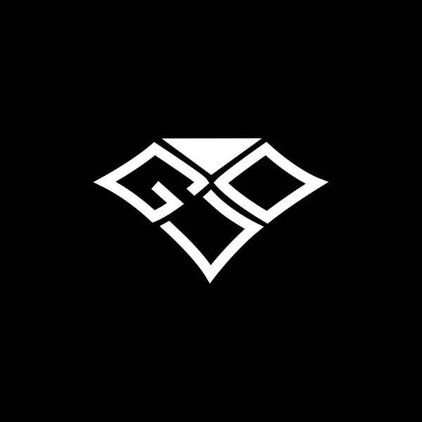 Gud Harfli Logo Vektör Tasarımı Gud Basit Modern Logo Gud — Stok Vektör