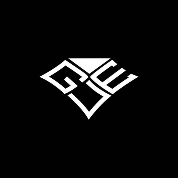 Gue Carta Design Vetor Logotipo Gue Logotipo Simples Moderno Projeto —  Vetores de Stock