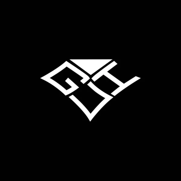 Projeto Vetor Letra Gui Logotipo Simples Moderno Gui Gui Design —  Vetores de Stock