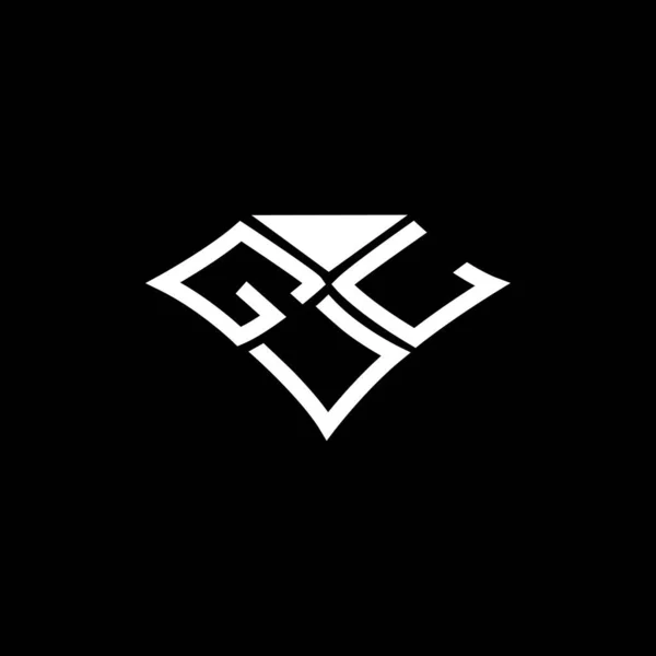 Gul Letter Logo Vektor Design Gul Einfaches Und Modernes Logo — Stockvektor
