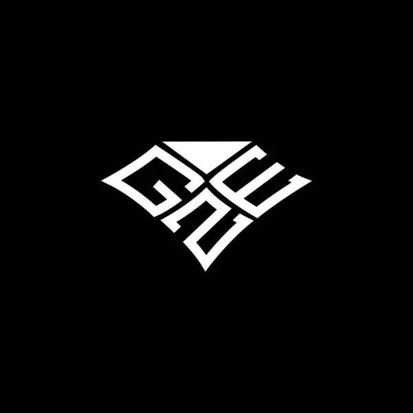 Design Vectoriel Logo Lettre Gze Logo Simple Moderne Gze Gze — Image vectorielle