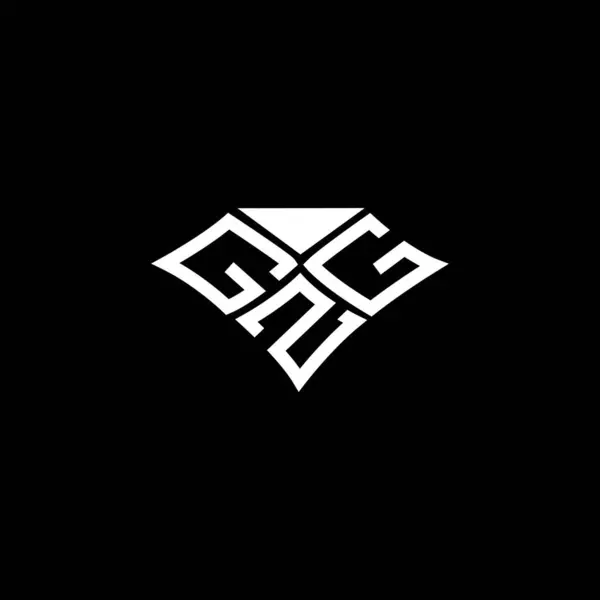 Gzgレターロゴベクターデザイン Gzgシンプルでモダンなロゴ Gzg豪華なアルファベットデザイン — ストックベクタ