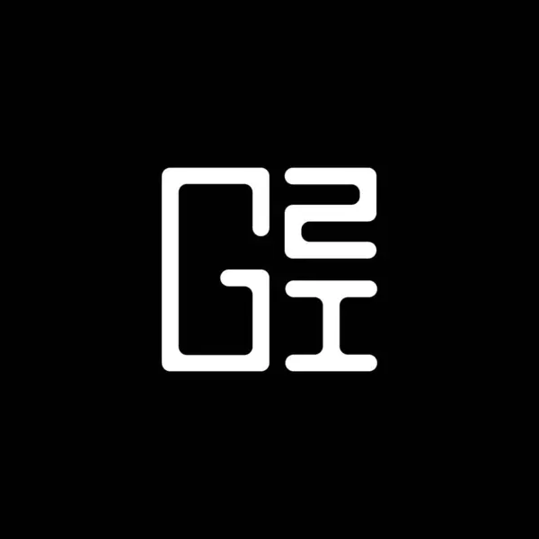 Gziレターロゴベクターデザイン シンプルでモダンなロゴ 豪華なアルファベットデザイン — ストックベクタ
