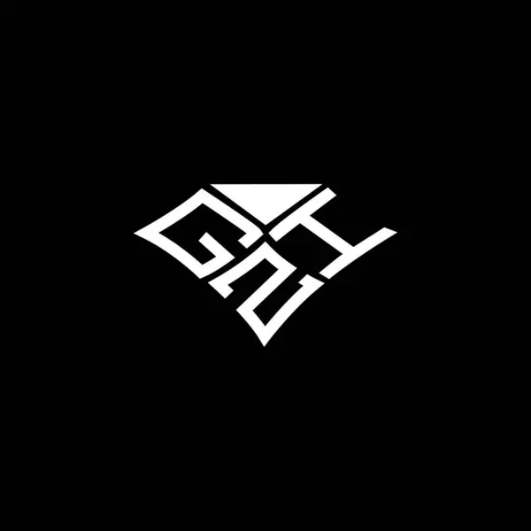 Gzi Bokstav Logotyp Vektor Design Gzi Enkel Och Modern Logotyp — Stock vektor