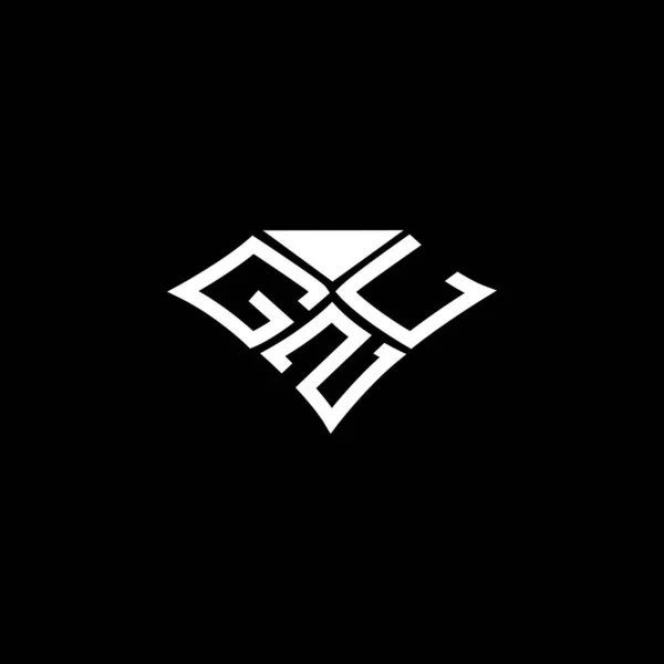 Gzl 디자인 Gzl 간단하고 현대적인 Gzl 호화스러운 알파벳 디자인 — 스톡 벡터