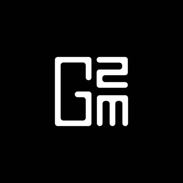 Логотип Літери Gzm Векторний Дизайн Простий Сучасний Логотип Gzm Gzm — стоковий вектор