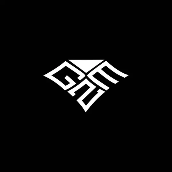 Logo Gzm Wektor Projektu Litery Gzm Proste Nowoczesne Logo Luksusowy — Wektor stockowy