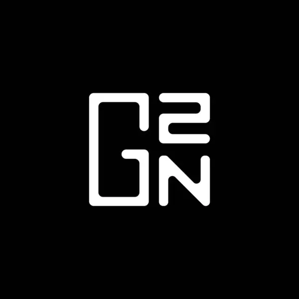 Gzn Letter Logo Vector Design Gzn Eenvoudig Modern Logo Gzn — Stockvector