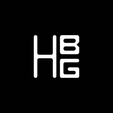 HBG harfli logo vektör tasarımı, basit ve modern HBG logosu. HBG lüks alfabe tasarımı  