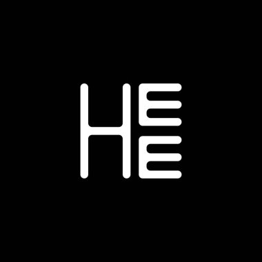 HEE harfli logo vektör tasarımı, HEE basit ve modern logo. HEE lüks alfabe tasarımı  