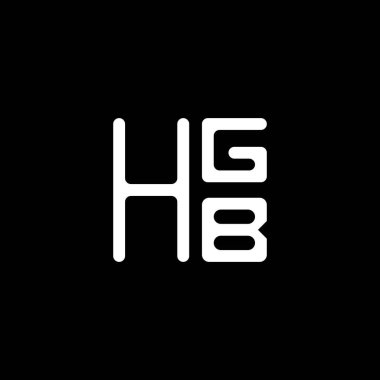 HGB harfli logo vektör tasarımı, basit ve modern HGB logosu. HGB lüks alfabe tasarımı  