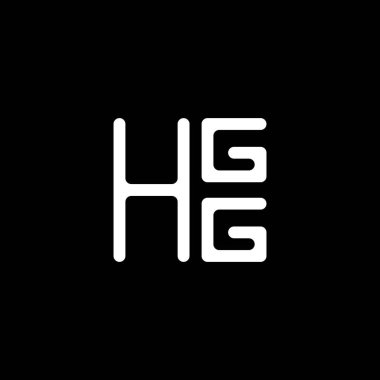 HGG harfli logo vektör tasarımı, basit ve modern HGG logosu. HGG lüks alfabe tasarımı  