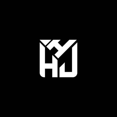 HHJ harfli logo vektör tasarımı, HHJ basit ve modern logo. HHJ lüks alfabe tasarımı  