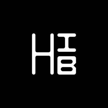 HIB harfli logo vektör tasarımı, HIB basit ve modern logo. HIB lüks alfabe tasarımı  