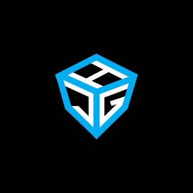 HJG harfli logo vektör tasarımı, basit ve modern HJG logosu. HJG lüks alfabe tasarımı  