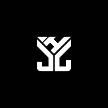 HJL harf logo vektör tasarımı, HJL basit ve modern logo. HJL lüks alfabe tasarımı  