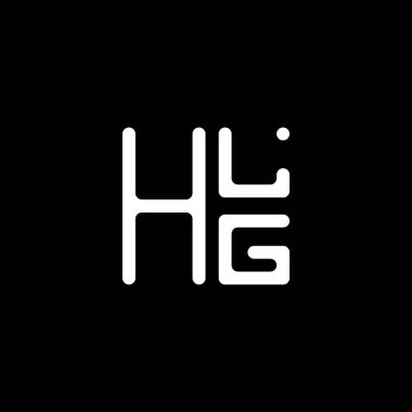 HLG harfli logo vektör tasarımı, basit ve modern HLG logosu. HLG lüks alfabe tasarımı  