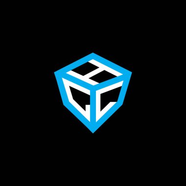 HLL harfli logo vektör tasarımı, basit ve modern HLL logosu. HLL lüks alfabe tasarımı  