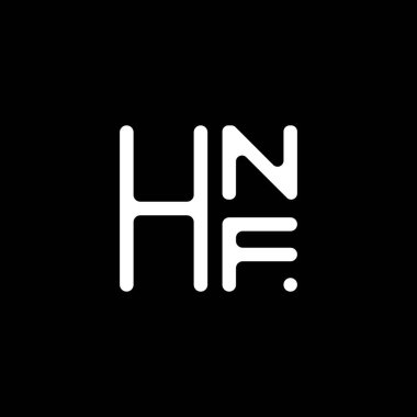 HNF harfli logo vektör tasarımı, basit ve modern HNF logosu. HNF lüks alfabe tasarımı  