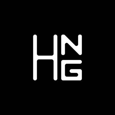 HNG harfli logo vektör tasarımı, basit ve modern HNG logosu. HNG lüks alfabe tasarımı  