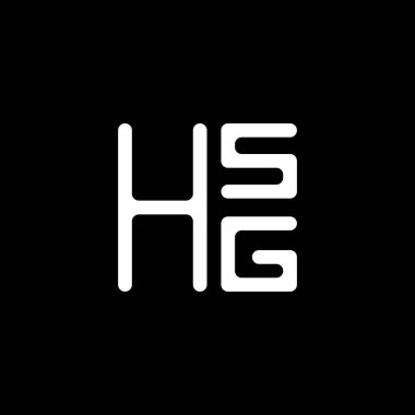HSG harfli logo vektör tasarımı, basit ve modern HSG logosu. HSG lüks alfabe tasarımı  