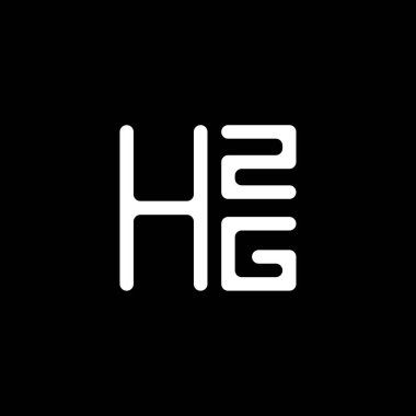 HZG harfli logo vektör tasarımı, HZG basit ve modern logo. HZG lüks alfabe tasarımı  