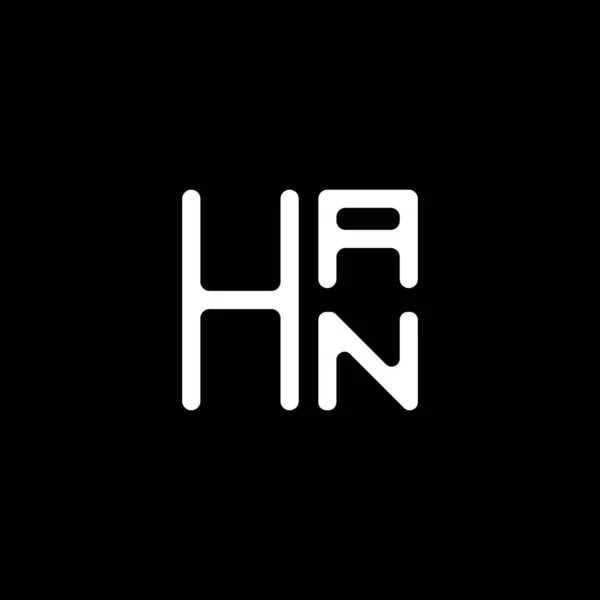 Han Letter Logo Vector Design Han Eenvoudig Modern Logo Han — Stockvector