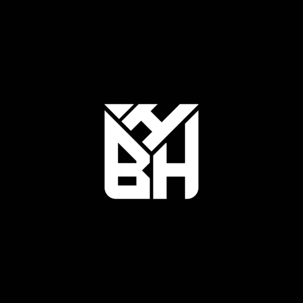 Hbh Písmenný Vektorový Design Hbh Jednoduché Moderní Logo Luxusní Design — Stockový vektor