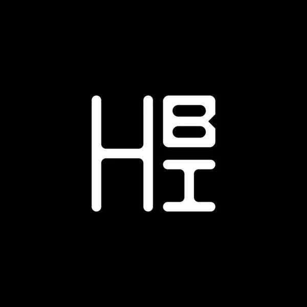 Hbi Letter Logo Vector Design Hbi Eenvoudig Modern Logo Hbi — Stockvector