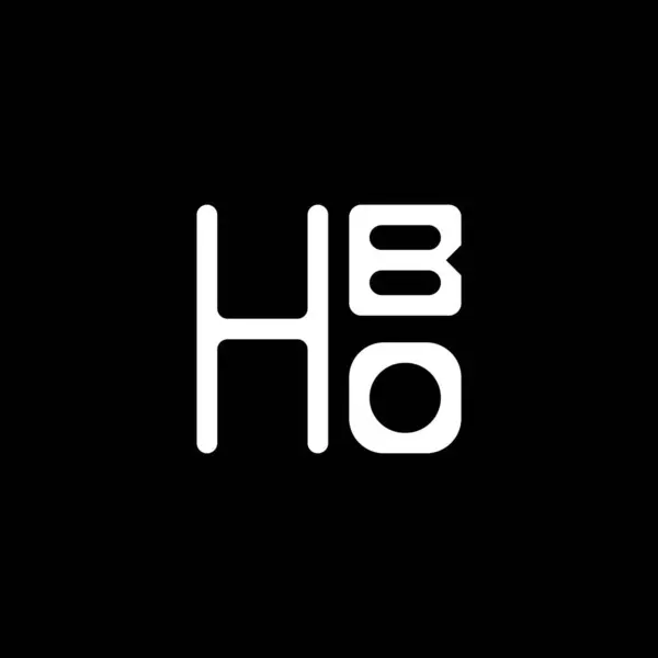 Logo Lettera Hbo Design Vettoriale Hbo Logo Semplice Moderno Hbo — Vettoriale Stock
