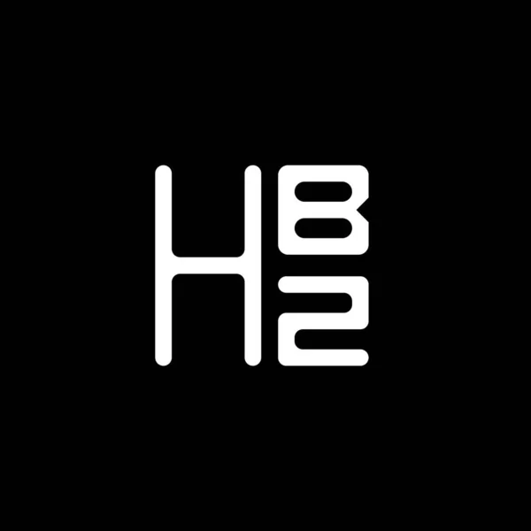 Hbzレターロゴベクターデザイン Hbzシンプルでモダンなロゴ Hbz 豪華なアルファベットデザイン — ストックベクタ