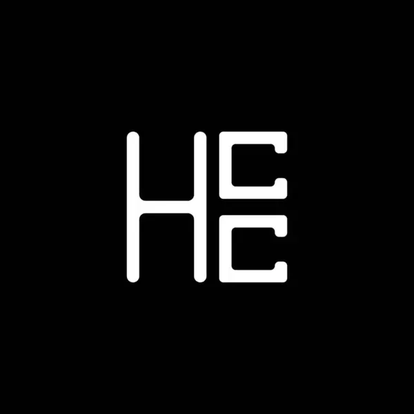 Hcc Harf Logo Vektör Tasarımı Hcc Basit Modern Logo Hcc — Stok Vektör