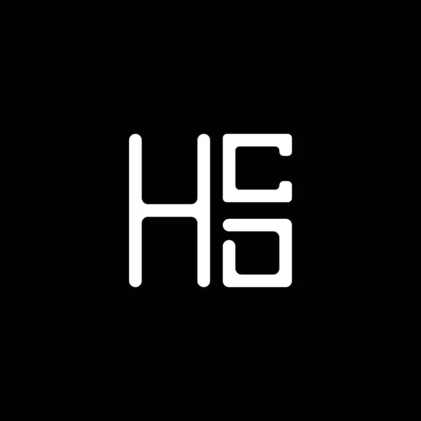 Hcdレターロゴベクターデザイン Hcdシンプルでモダンなロゴ Hcd 豪華なアルファベットデザイン — ストックベクタ