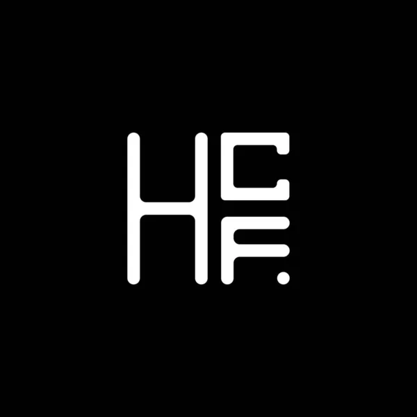 Hcfレターロゴベクターデザイン Hcfシンプルでモダンなロゴ Hcf豪華なアルファベットデザイン — ストックベクタ
